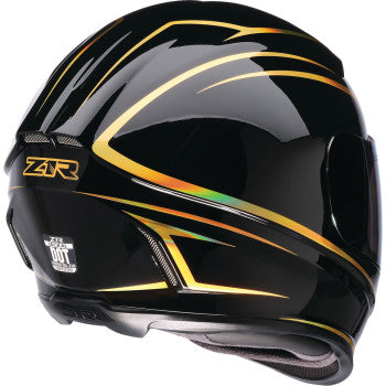 Z1R Jackal Helmet - Foil - Black/Gold - XS 0101-18404