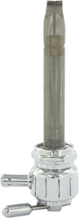 PINGEL Round Fuel Valve - Grooved Chrome - 22mm 1311-CG