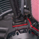 REVOLUTION PERFORMANCE, LLC Tappet Cover - Tap-It-Right Kit - Gloss Black with Red Base - M8 TIR-RB