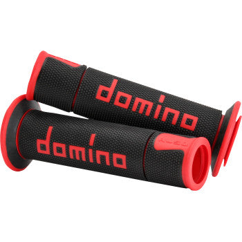 IN STOCK DOMINO A450 Grips - Domino - Black/Red A45041C4240B7-0