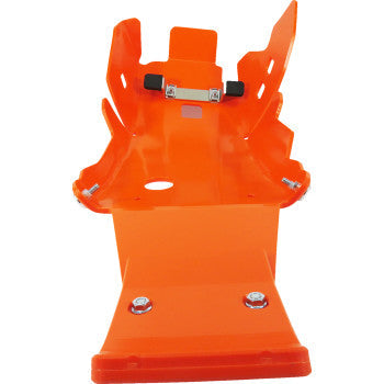 T.M. DESIGNWORKS Skid Plate - Orange - Gas Gas | Husqvarna | KTM KHLG-258-OR