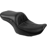 LE PERA Maverick Seat - without Backrest - Hot Rod HR2 - Black - FLH/FLT '23-'24 LV-957HR2