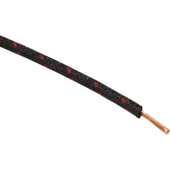 NAMZ 25' Cloth-Braided Wire Spool - 16 Gauge - Black/Red NCBW-02