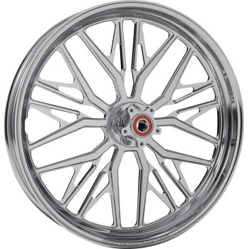PERFORMANCE MACHINE Wheel - Nivis - Front - Dual Disc/with ABS - Chrome - 21x3.5 1204-7106R-NVSAJAP-C