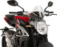 PUIG HI-TECH PARTS New Generation Windscreen - Black 9011W