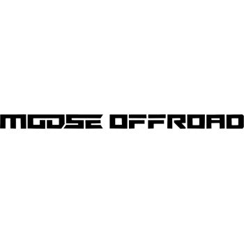 MOOSE OFFROAD Decal - Moose Corporate Horizontal - Black - 10 Pack 4320-2632