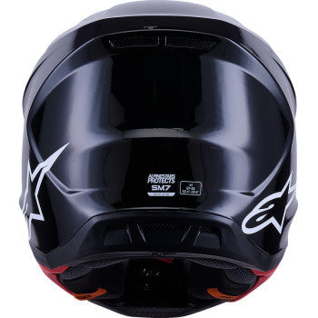 ALPINESTARS SM7 Helmet - Solid - Gloss Black - 2XL 8301426-1180-XXL