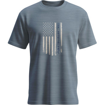 SLIPPERY Flag Flint T-Shirt - Heather Blue - XL 3030-25328