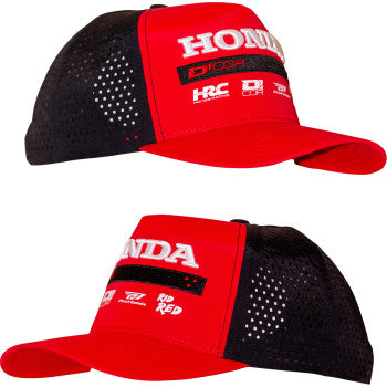 D'COR VISUALS Hat Honda Factory2 Red 70-158-1