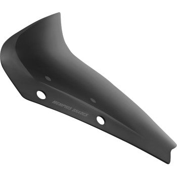 MEMPHIS SHADES Spoiler Windshield - 4" - Dark Black Smoke - FLHX MEP88810