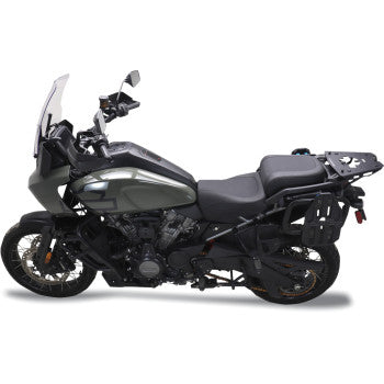 MUSTANG Adventure Touring Seat - Vinyl - Black - Pan America '21-'25 84810