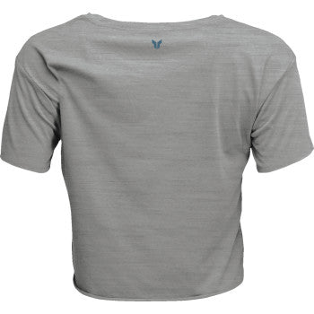 THOR Women's Corp Crop T-Shirt - Heather Gray - Medium 3031-4309