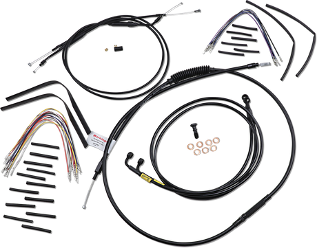BURLY BRAND Control Kit - 12" Ape Hanger Handlebars B30-1192