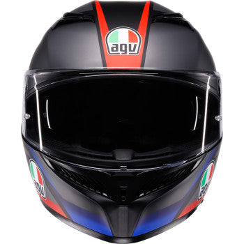 AGV Helmet K3 Striga Matte Black/Blue/Red 2x 2118381004-024-XXL