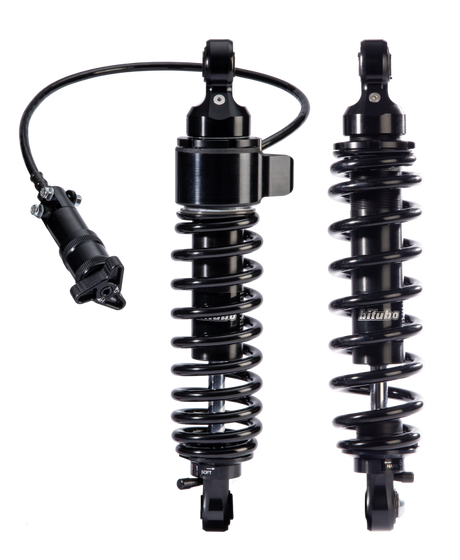 Bitubo WME2 Twinshocks Adjustable: Single Hydraulic Spring Preload, Reb., Length 326mm, Dk Edition