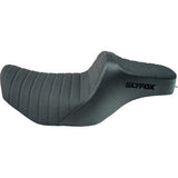 SLYFOX Highnoon Seat - Vinyl - Classic Stitch - Black Logo - FLH/FLT '23-'24 4704A-SlyFox