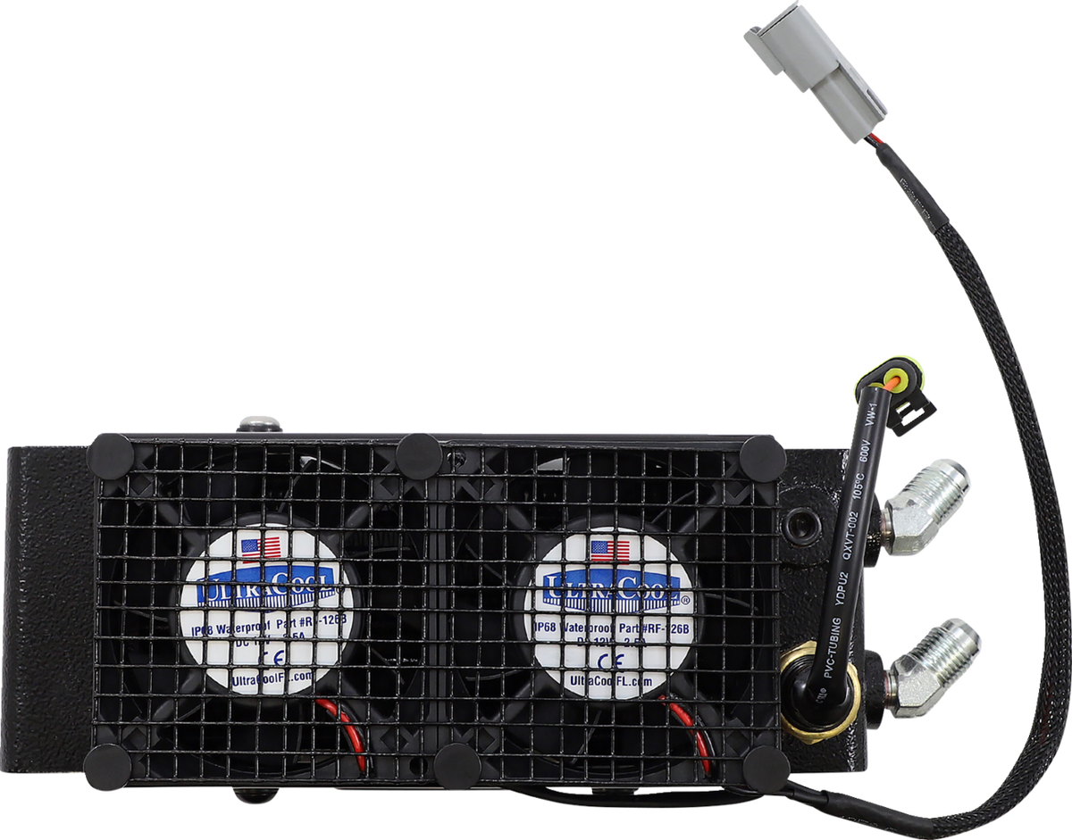 ULTRACOOL Oil Cooler Kit - Naked - Indian - Black IN-1N