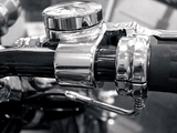 JOKER MACHINE Throttle Housing - Single Cable - Chrome 03-147