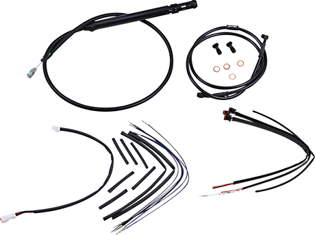 BURLY BRAND Control Kit - 12" Ape Hanger Handlebars B30-1259