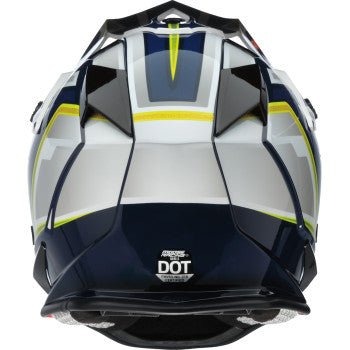 MOOSE OFFROAD MR3 Helmet - F.A.F. - White/Navy/Green - Small 0110-8943