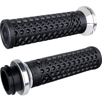 ODI Grips - Vans - Indian - Black/Silver V31VITWB-S