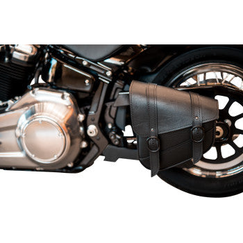WILLIE & MAX LUGGAGE Blackjack Swingarm Bag - Triangulated - Black 59776-05
