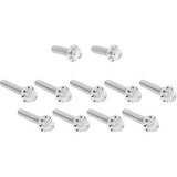 ARLEN NESS Bolt Kit - Cam Cover/Point Cover - Titanium - 12-Point - Polished 300-980