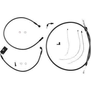 MAGNUM SHIELDING Black Pearl™ Designer Handlebar Installation Kit - 8" - '18-'24 Softail 4871258