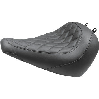 MUSTANG Wide Tripper™ Solo Seat - no Backrest - Diamond - Black Stitch - FXBR '23-'25 85033