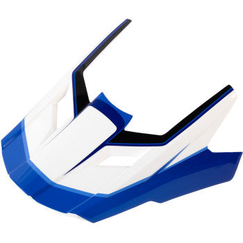 Z1R Dirt Maxx Visor Kit - Vortex - Blue/White - XS-M 0132-1929
