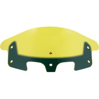 KLOCK WERKS Kolor Flare™ Windshield - 10" - Yellow Ice KWW-04-0633