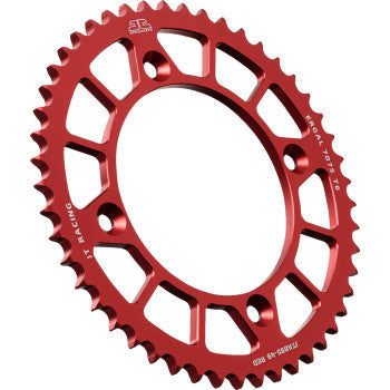 JT SPROCKETS Rear Sprocket - Aluminum - 49 Tooth - Red - Gas Gas/Husqvarna/KTM JTA895.49RED