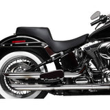 DRAG SPECIALTIES Performance Predator 2-Up Seat - Solar Leather - Smooth - FL '00-'17 0802-1644