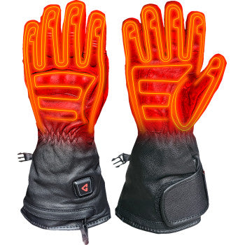 GERBING HEATED CLOTHING 7 V Hard Knuckle Battery Heated Gloves - Black - Medium GERGVHK7VBM