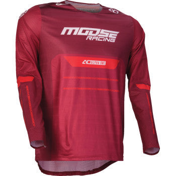 MOOSE OFFROAD Alpha One Jersey - Burgundy/White - XS 2910-8310