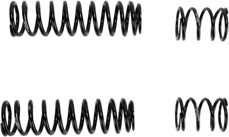 PROGRESSIVE SUSPENSION Shock Springs - 13-Series - Black - 75-155 lb/in 03-1322B