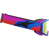 ALPINESTARS GOGGLES Goggle Vision 8 Corp Blue/Purp/Org Mirror-Red 5101625-7286