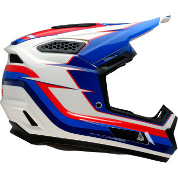 Z1R Dirt Maxx Helmet - Vortex - Red/White/Blue - XS 0110-9352