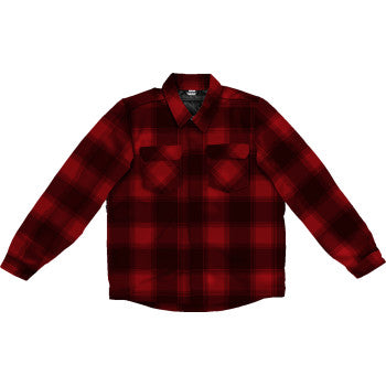 ICON Fallblock CX Flannel™ Jacket - Red - Medium 2820-6975