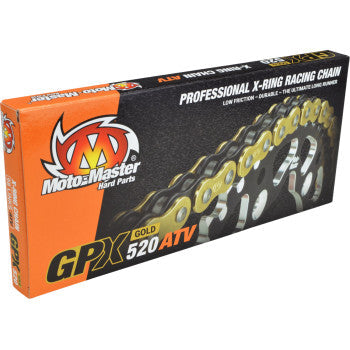 MOTO-MASTER GPX 520 ATV - Drive Chain - 98 Links - Gold 652006