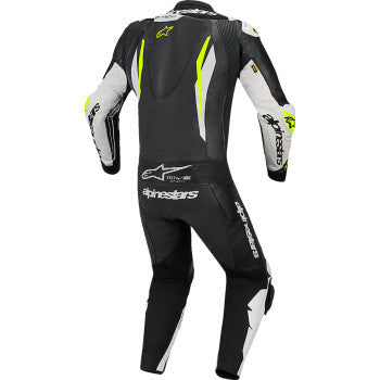 ALPINESTARS Suit Gp Tech V5 Blk/Wht/Yel Fluo 48 3150226-125-48