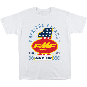 FMF America First T-Shirt - White - Small HO25118906WHTSM