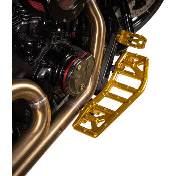 THRASHIN SUPPLY CO. Aggressor Floorboards - Gold TSC-2219-5