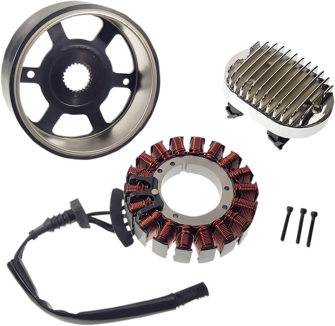 DRAG SPECIALTIES Charging Kit - 18-22 - Chrome 2112-1519