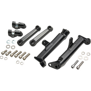 CIRO Frame Mounted Adjustable Highway Peg Mount - Standard - Black 60121