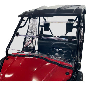MOOSE OFFROAD Full Folding Windshield - Deluxe - Pioneer 500/520 V000351-12200M 