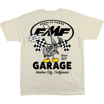 FMF Garage T-Shirt - Natural - Small FA25118901NATSM