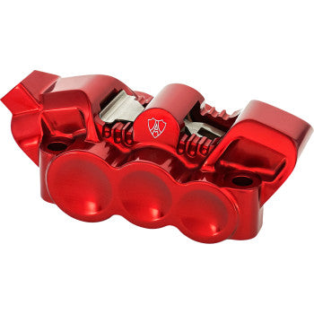ARLEN NESS Monoblock Radial Brake Caliper - 100mm - Left - Red 320-136