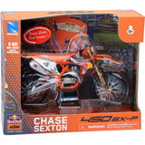 NEW RAY TOYS Red Bull KTM 450 SX-F - Chase Sexton #4 - 1:12 Scale 58473