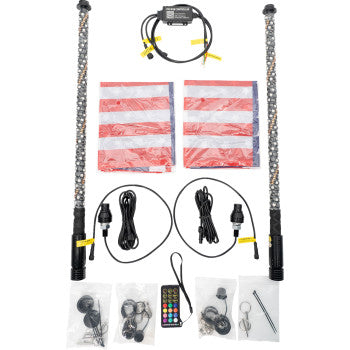 BRITE-LITES Whip Light - 2' - Quick Connect - Pair BL-WPSKIT2